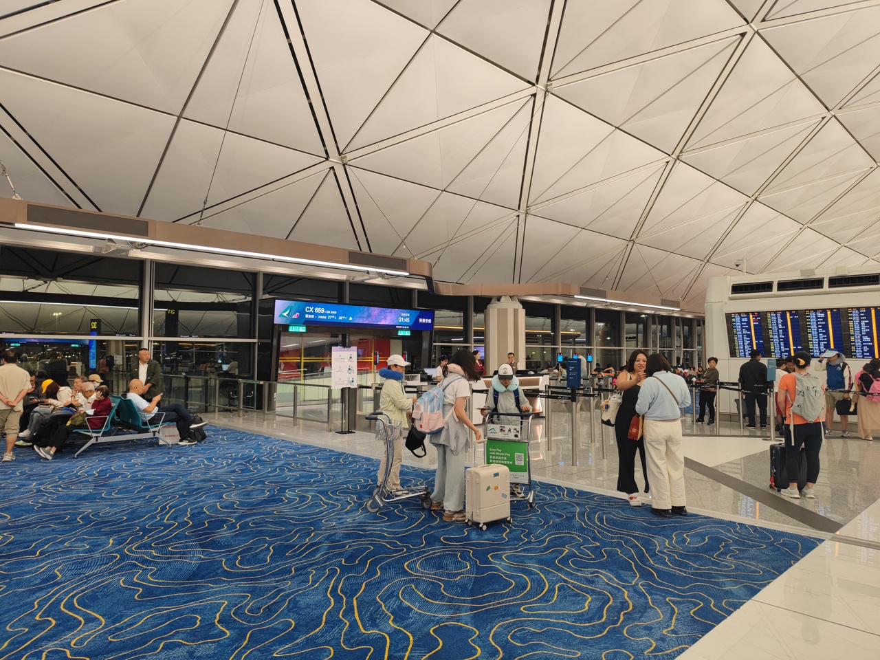 香港国际机场 候机口 香港国际机场 候机口