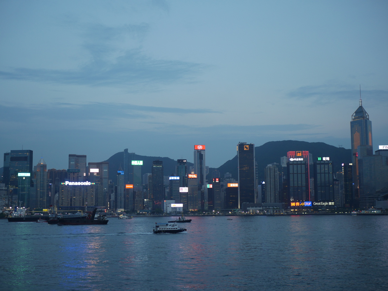 维港的浅蓝调 维港的浅蓝调